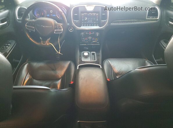 2C3CCAKG2HH571540 2017 CHRYSLER 300 Black Widok deski rozdzielczej