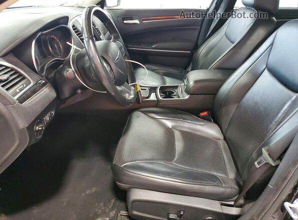 2C3CCAKG6KH542839 2019 CHRYSLER 300 Black Front interior view