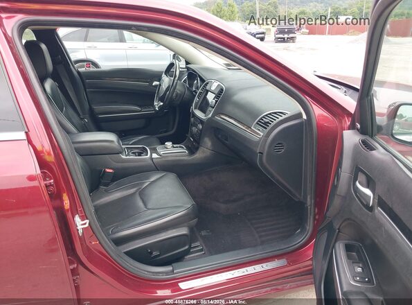 2C3CCAKG9JH177197 2018 CHRYSLER 300 Red Vista interior delantera