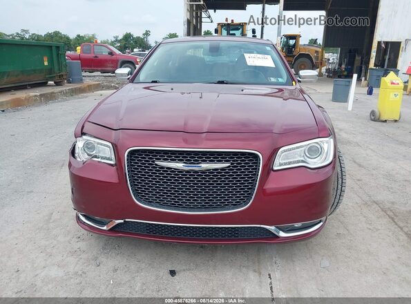 2C3CCAKG9JH177197 2018 CHRYSLER 300 Red Vista del cuadro de instrumentos