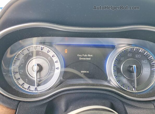 2C3CCAPT6GH278163 2016 CHRYSLER 300 White Widok zestawu wskaźników