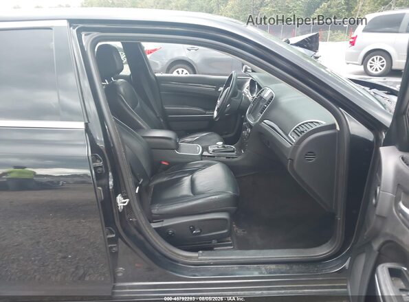 2C3CCARG0GH270298 2016 CHRYSLER 300 Black წინა სალონის ხედი