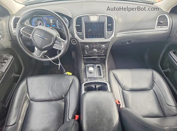 2C3CCARG5HH534326 2017 CHRYSLER 300 Blue Вид панелі приладів