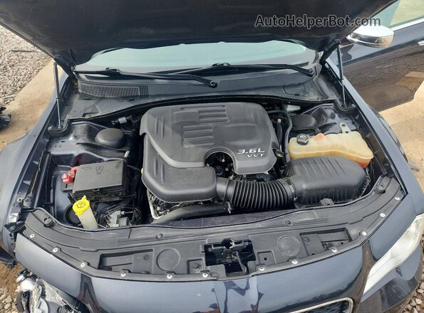 2C3CCARG5HH534326 2017 CHRYSLER 300 Blue Вид задньої частини салону