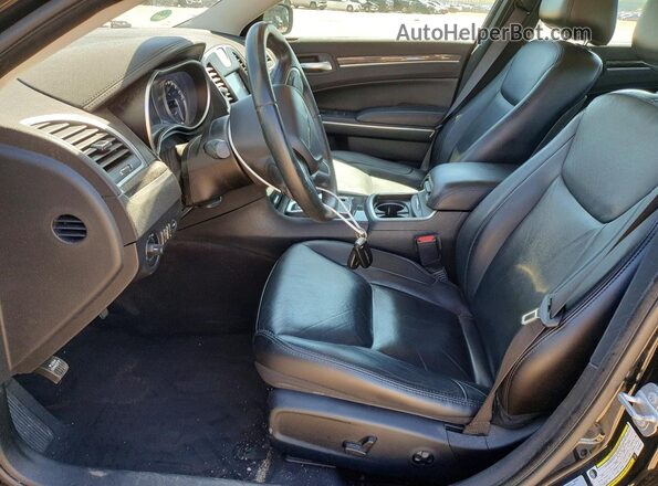 2C3CCARGXJH143095 2018 CHRYSLER 300 Black წინა სალონის ხედი