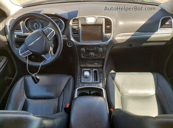 2C3CCARGXJH143095 2018 CHRYSLER 300 Black წინა პანელის ხედი
