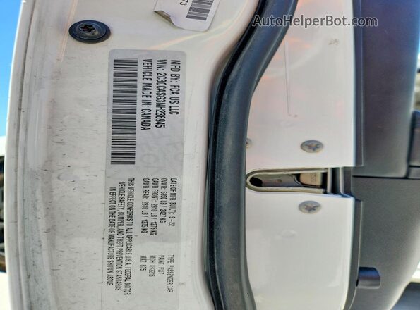2C3CCASG3NH236945 2022 CHRYSLER 300 Белый Вид наклейки с VIN-кодом