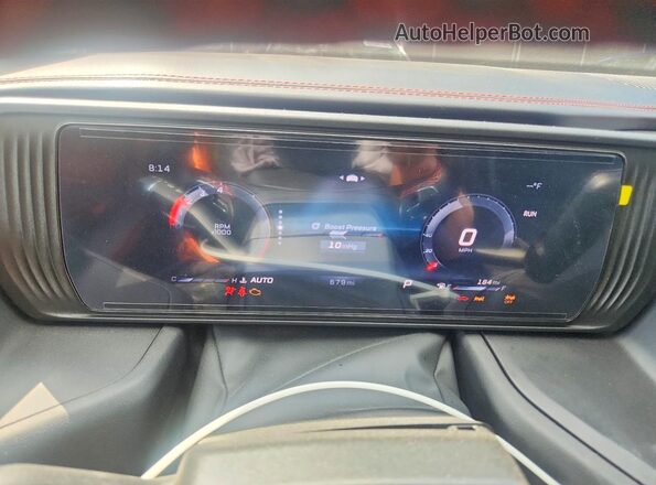 2C3CDARP9TR275517 2026 DODGE CHARGER Black Instrument cluster view