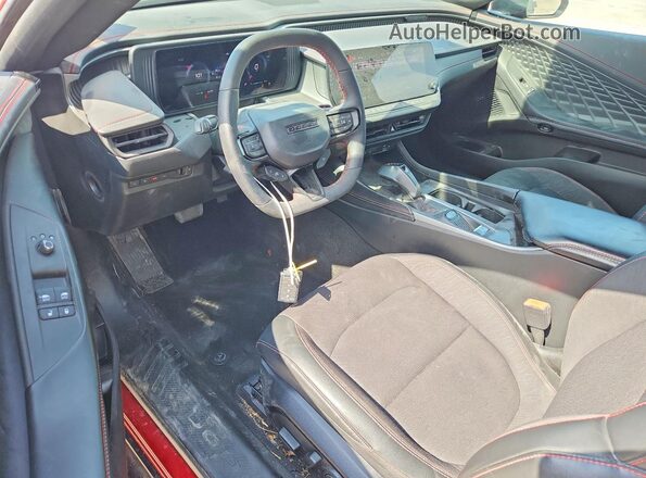 2C3CDBCK1SR536964 2025 DODGE CHARGER Red წინა პანელის ხედი