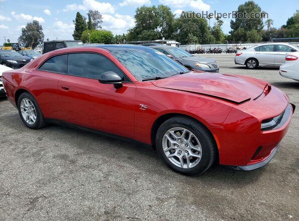 2C3CDBCK6SR564338 2025 DODGE CHARGER Red Delantero derecho