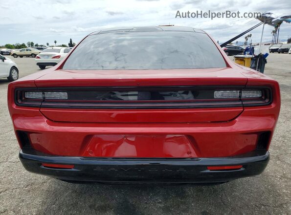 2C3CDBCK6SR564338 2025 DODGE CHARGER Red Vista trasera