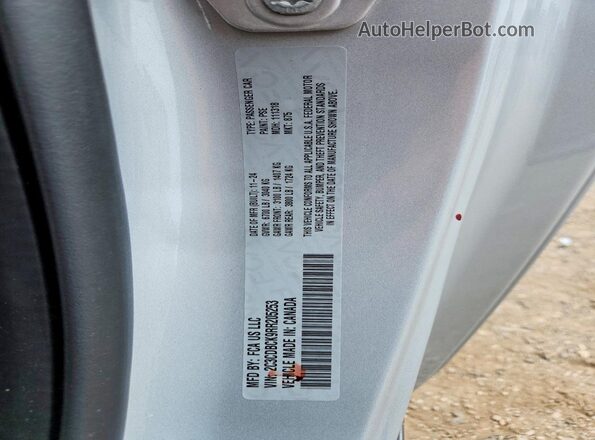 2C3CDBCK9RR205253 2024 DODGE CHARGER Silver Vista del compartimento del motor