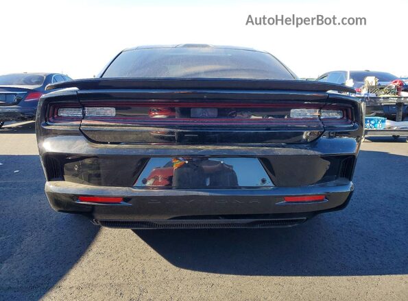 2C3CDBDK7SR547594 2025 DODGE CHARGER Black Вид ззаду