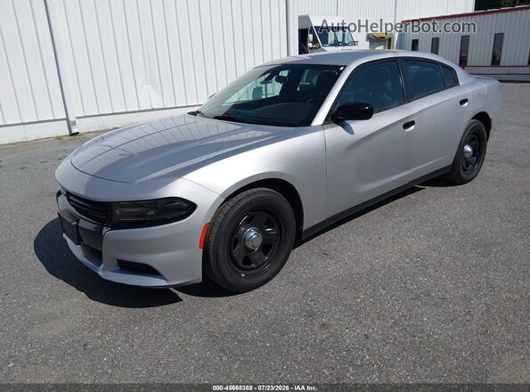2C3CDXAG0KH734047 2019 DODGE CHARGER Серебряный Передняя левая четверть