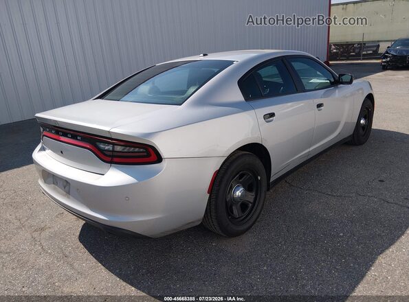 2C3CDXAG0KH734047 2019 DODGE CHARGER Серебряный Задняя правая четверть