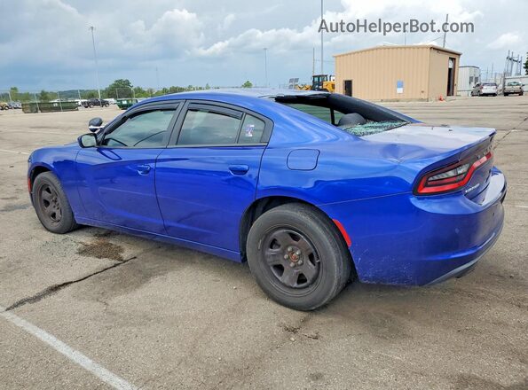 2C3CDXAG1KH585356 2019 DODGE CHARGER Синий Задняя левая четверть