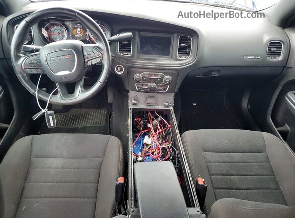 2C3CDXAG1KH585356 2019 DODGE CHARGER Синий Вид панели приборов