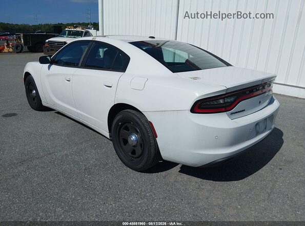 2C3CDXAG3KH734043 2019 DODGE CHARGER Белый Задняя левая четверть