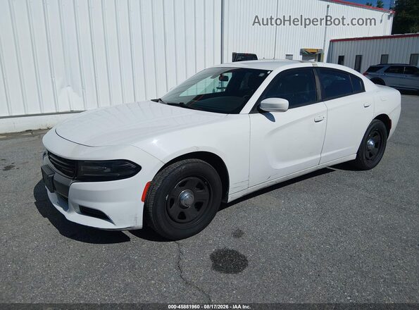 2C3CDXAG3KH734043 2019 DODGE CHARGER Белый Передняя левая четверть