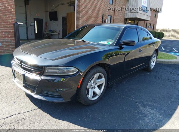2C3CDXAG4KH511686 2019 DODGE CHARGER Черный Передняя левая четверть