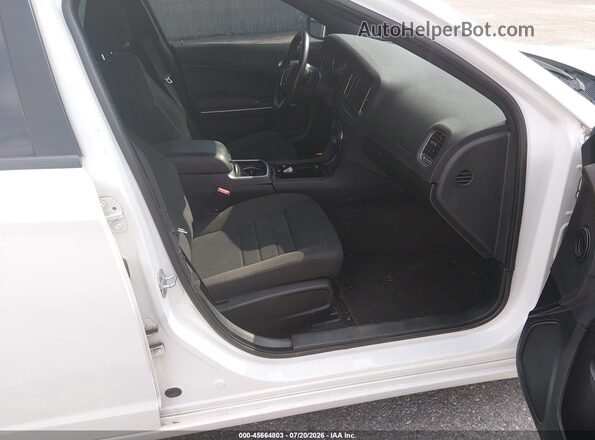 2C3CDXAG6KH513732 2019 DODGE CHARGER White წინა სალონის ხედი