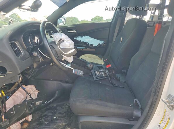 2C3CDXAG7KH510158 2019 DODGE CHARGER Белый Вид салона спереди