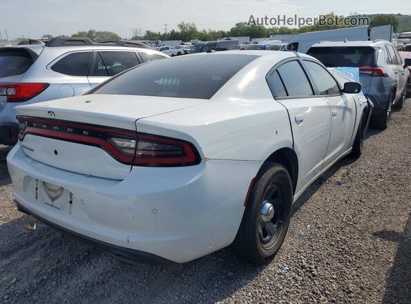 2C3CDXAG7KH510158 2019 DODGE CHARGER Белый Задняя правая четверть