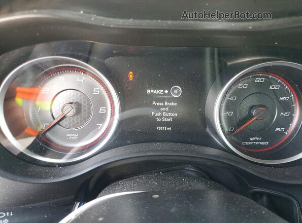 2C3CDXAG7KH510158 2019 DODGE CHARGER Белый Вид щитка приборов