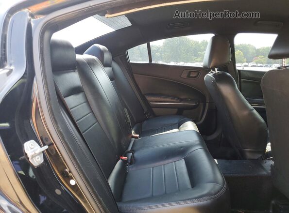 2C3CDXAG8JH248388 2018 DODGE CHARGER Black Vista de los asientos traseros