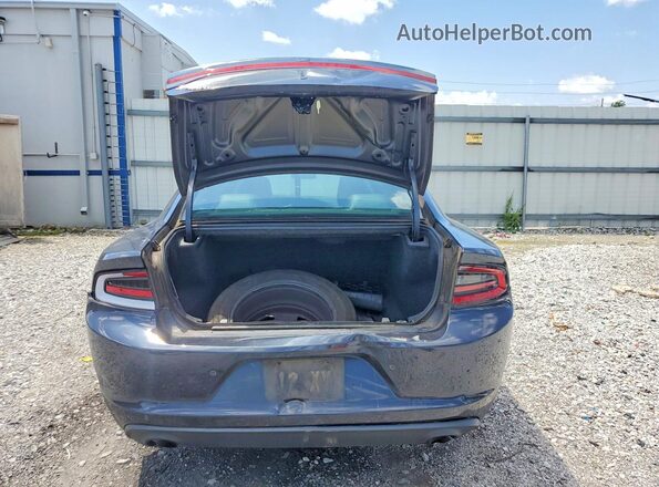2C3CDXAGXKH510123 2019 DODGE CHARGER Charcoal Widok z tyłu