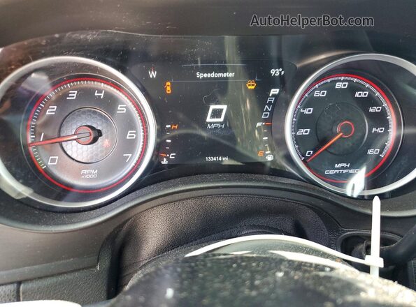 2C3CDXAGXKH510123 2019 DODGE CHARGER Charcoal Widok zestawu wskaźników