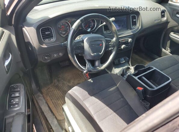 2C3CDXAGXKH510123 2019 DODGE CHARGER Charcoal Widok deski rozdzielczej