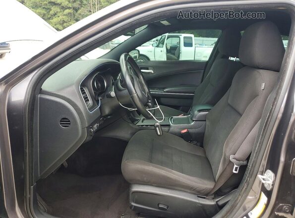 2C3CDXAT4HH632465 2017 DODGE CHARGER Gray Vista interior delantera