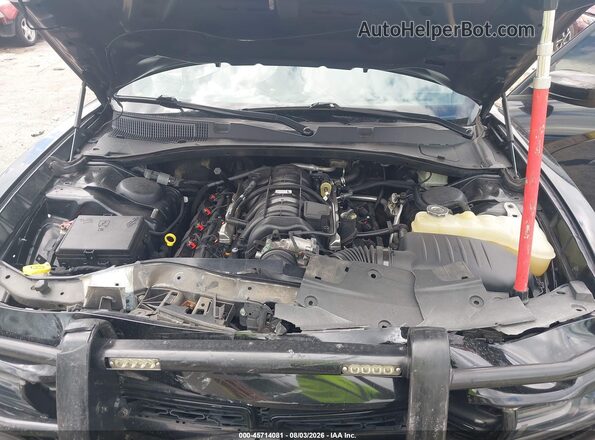 2C3CDXAT4JH164226 2018 DODGE CHARGER Black უკანა ხედი