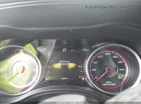 2C3CDXAT4JH164226 2018 DODGE CHARGER Black უკანა სავარძლების ხედი