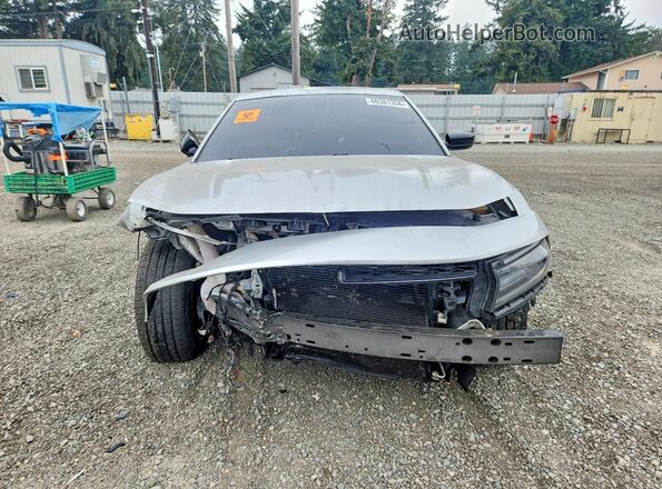 2C3CDXAT6KH627551 2019 DODGE CHARGER Silver Вид салону спереду