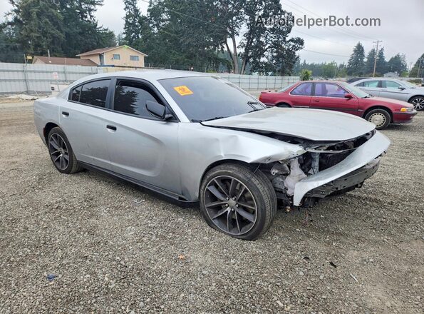 2C3CDXAT6KH627551 2019 DODGE CHARGER Silver Вид ззаду
