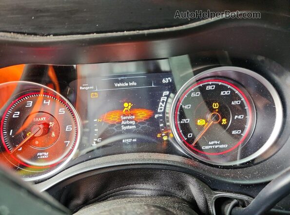 2C3CDXAT6KH627551 2019 DODGE CHARGER Silver Панорамний вид салону 360°