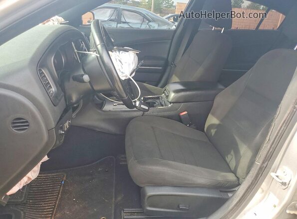 2C3CDXAT8KH627535 2019 DODGE CHARGER Silver წინა სალონის ხედი
