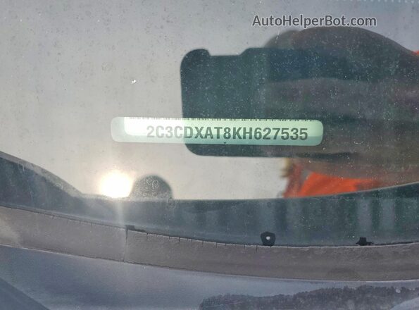 2C3CDXAT8KH627535 2019 DODGE CHARGER Silver ძრავის განყოფილების ხედი