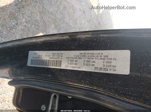 2C3CDXAT8KH653357 2019 DODGE CHARGER Black Շարժիչի բաժամունքի տեսք