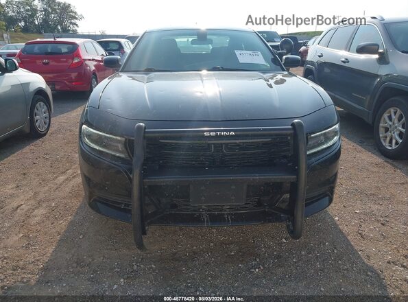 2C3CDXAT8KH653357 2019 DODGE CHARGER Black Դիմացի տեսք