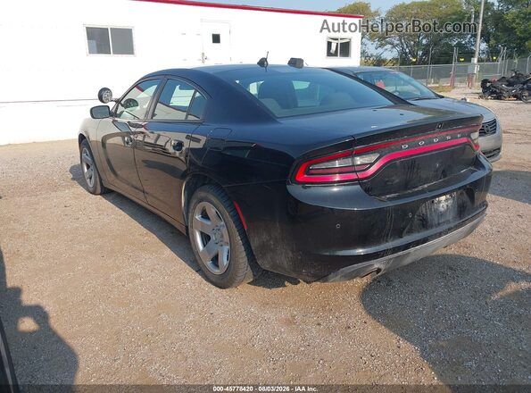 2C3CDXAT8KH653357 2019 DODGE CHARGER Black Հետևի ձախ