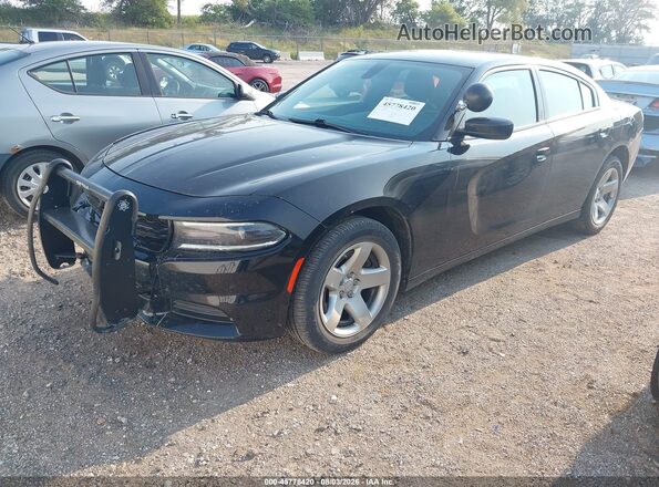 2C3CDXAT8KH653357 2019 DODGE CHARGER Black Առջևի ձախ երեք քառորդ տեսարան