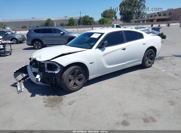 2C3CDXAT8MH532301 2021 DODGE CHARGER Белый Передняя левая четверть