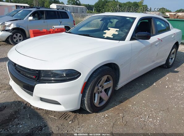2C3CDXATXPH519487 2023 DODGE CHARGER Белый Передняя левая четверть