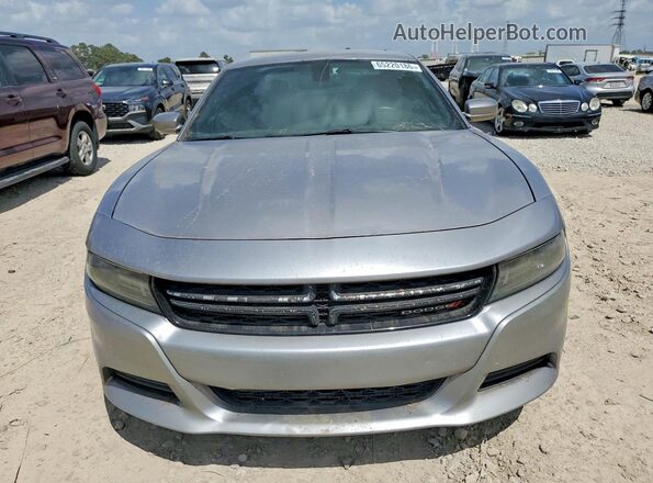 2C3CDXBG0GH102753 2016 DODGE CHARGER Silver Вид спереду