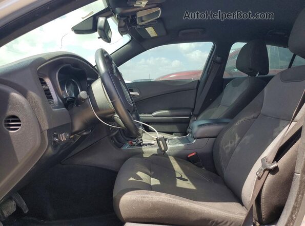 2C3CDXBG0GH102753 2016 DODGE CHARGER Silver Вид салону спереду