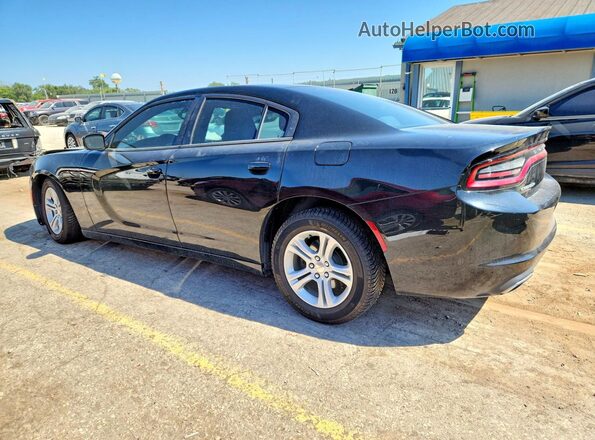 2C3CDXBG0HH655078 2017 DODGE CHARGER Black Tył lewy