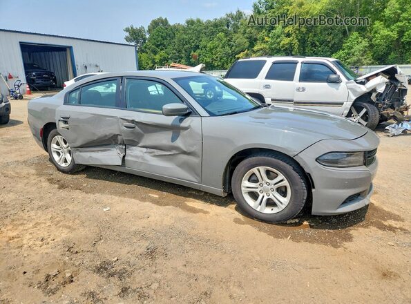 2C3CDXBG0JH173717 2018 DODGE CHARGER Silver Przód prawy